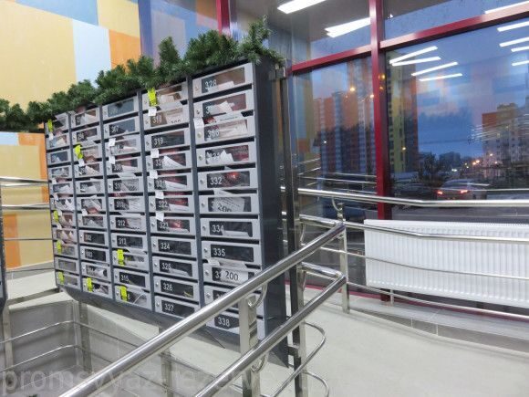 Почтовые ящики "Универсальные" со стеклянными дверцами
